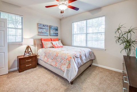 Nolina Flats - Spacious Bedroom with Plush Carpeting
