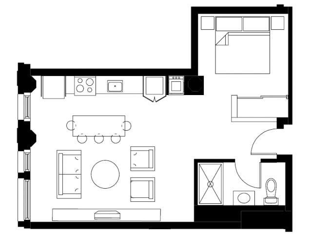 Floor Plans of Union Lofts in Los Angeles, CA