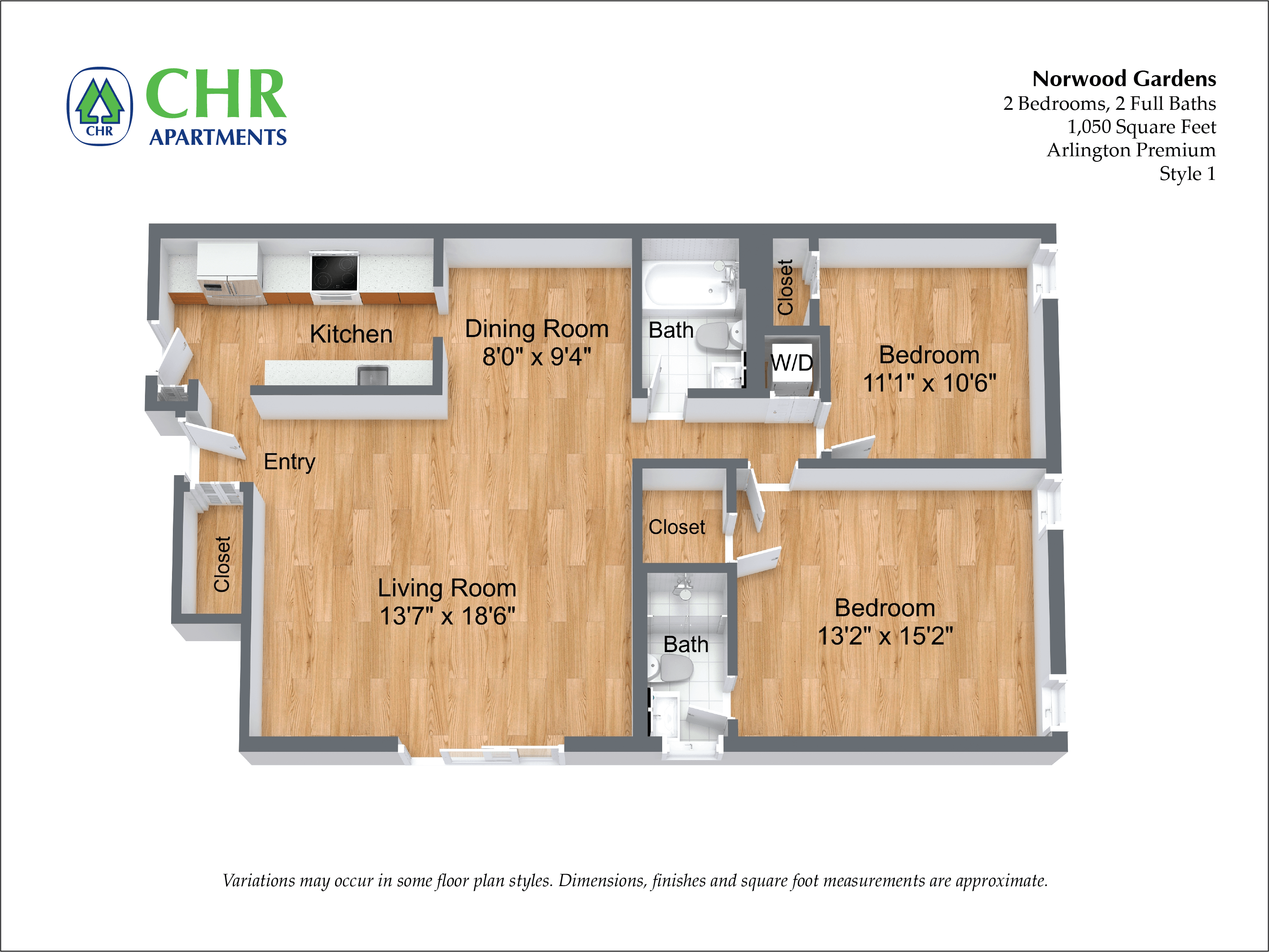 Floor plan 2 Bedroom image 3