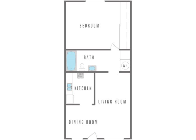 1 beds 1 bath