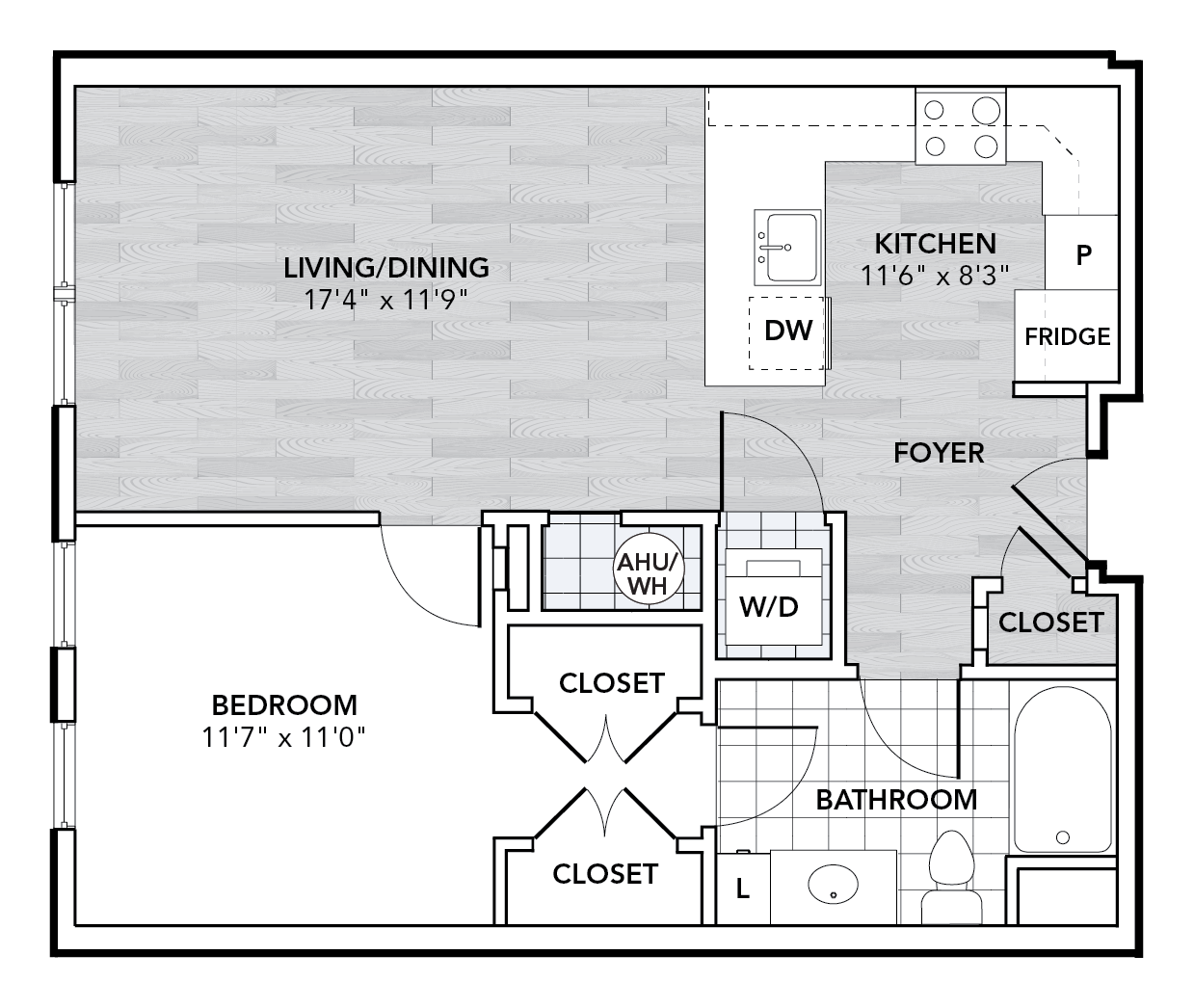 floor plan image unitid 245