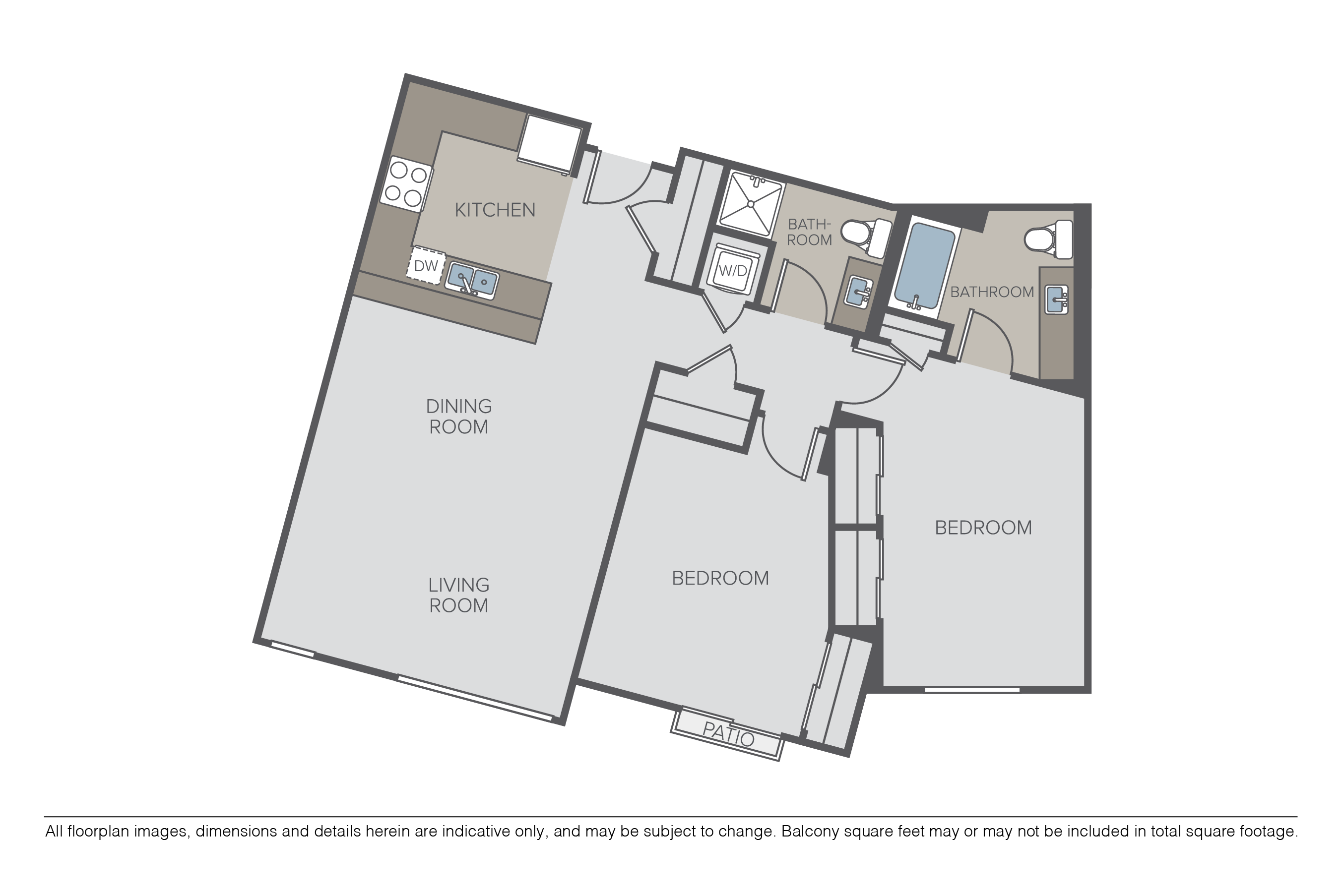 Dramatic floor plan