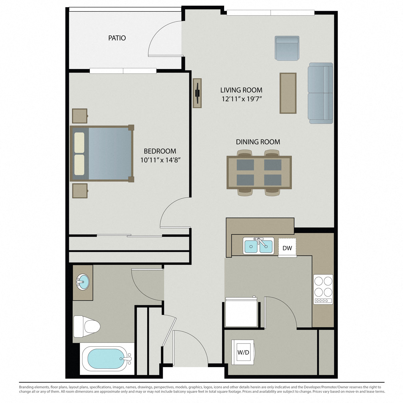 Plan 1G floor plan