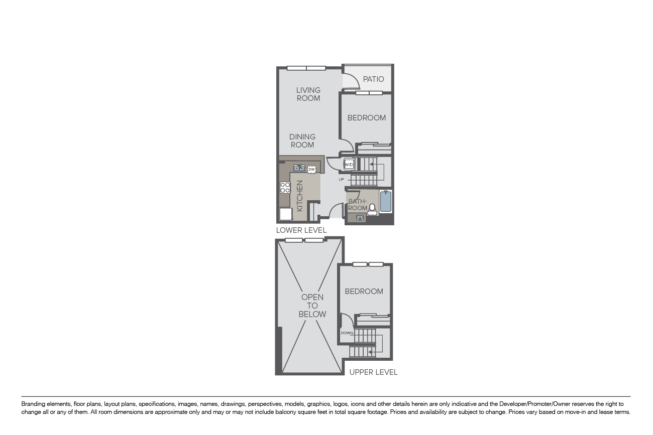 Plan 21D Loft floor plan
