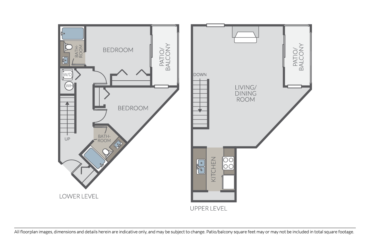 Plan 2D Townhome floor plan