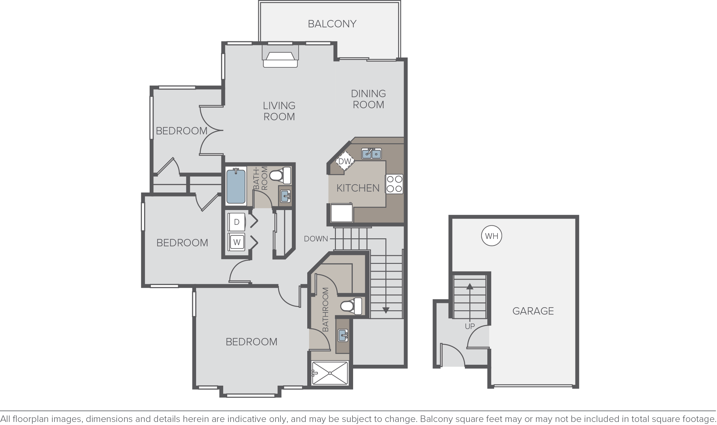 Acapella Townhome floor plan