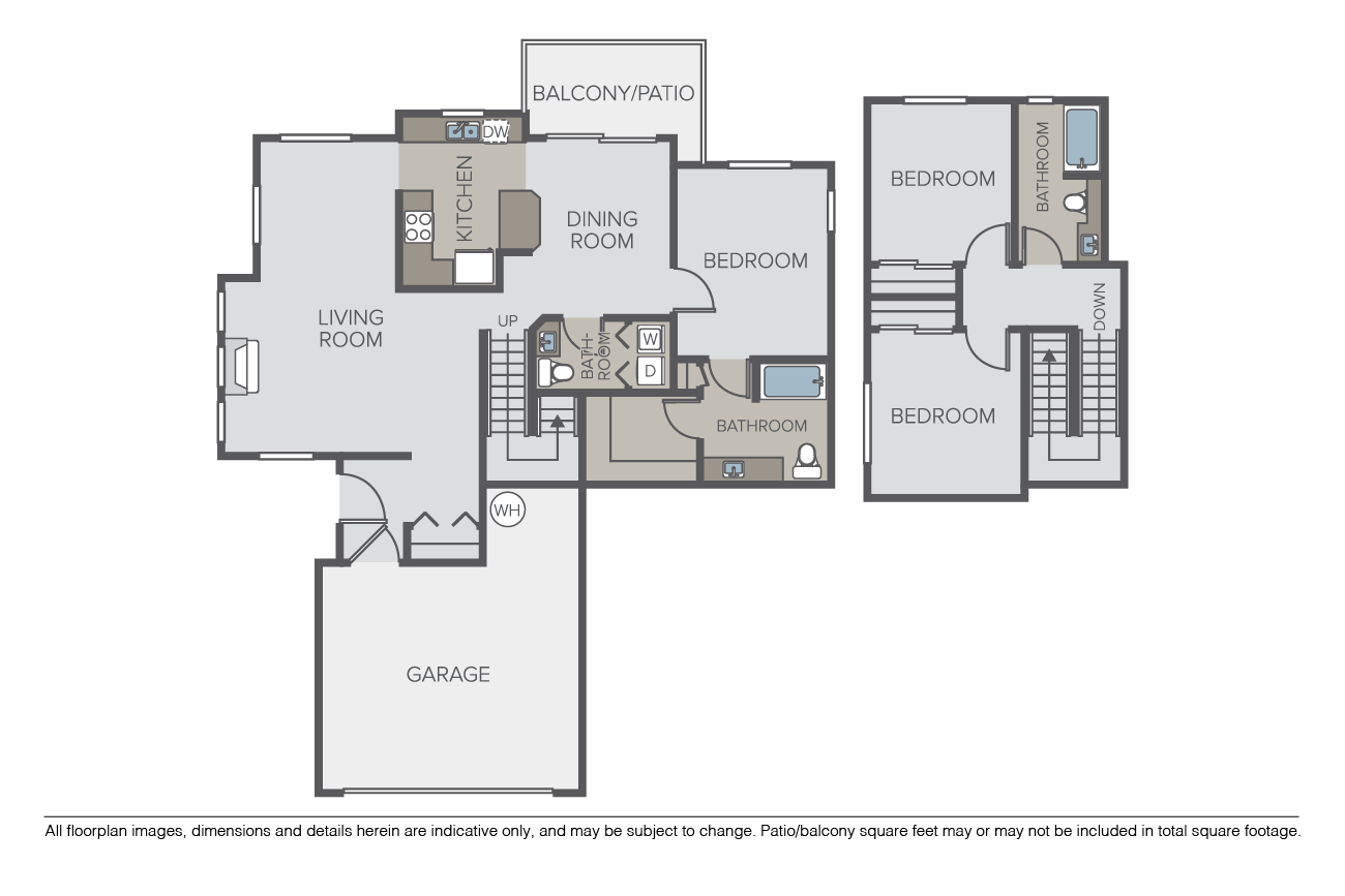 Allegro Townhome floor plan