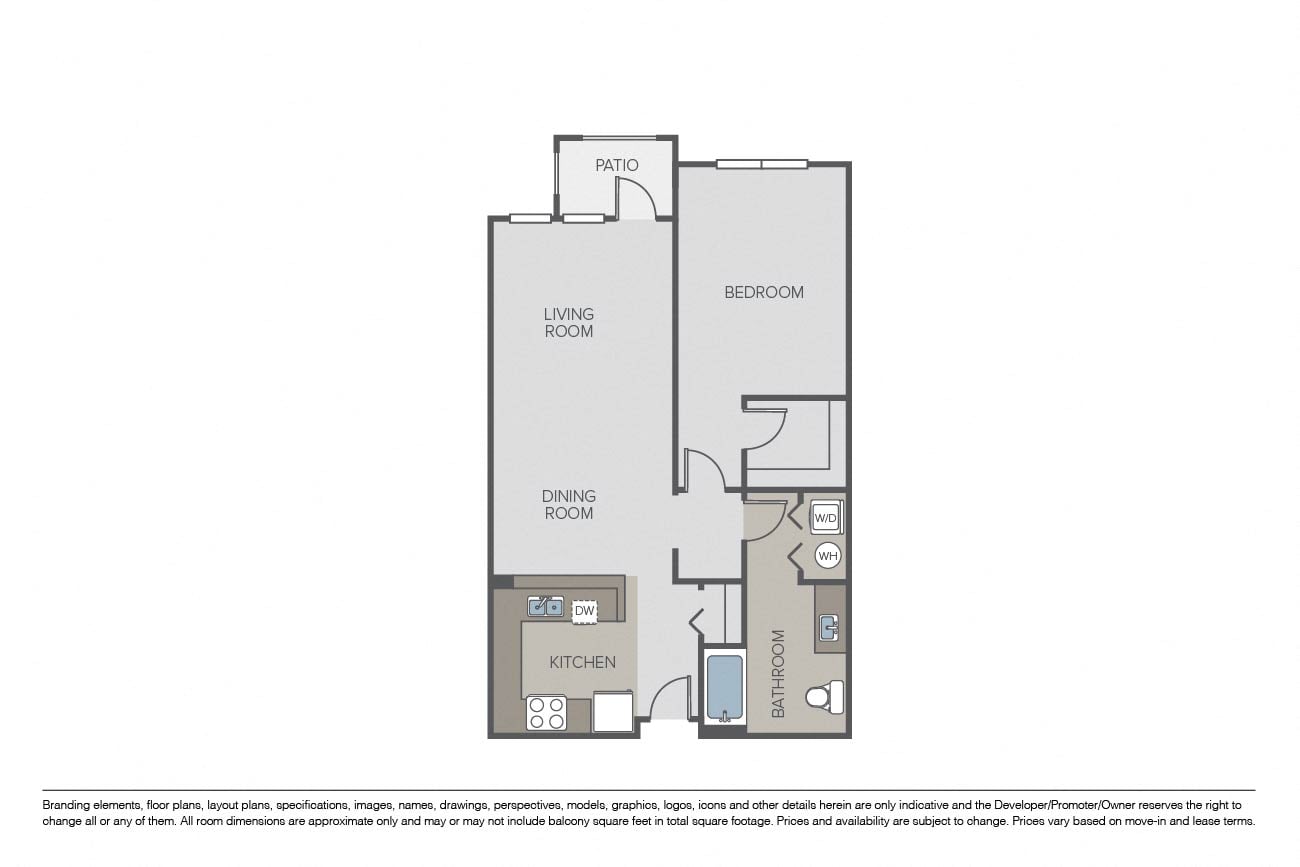 Plan 1E floor plan