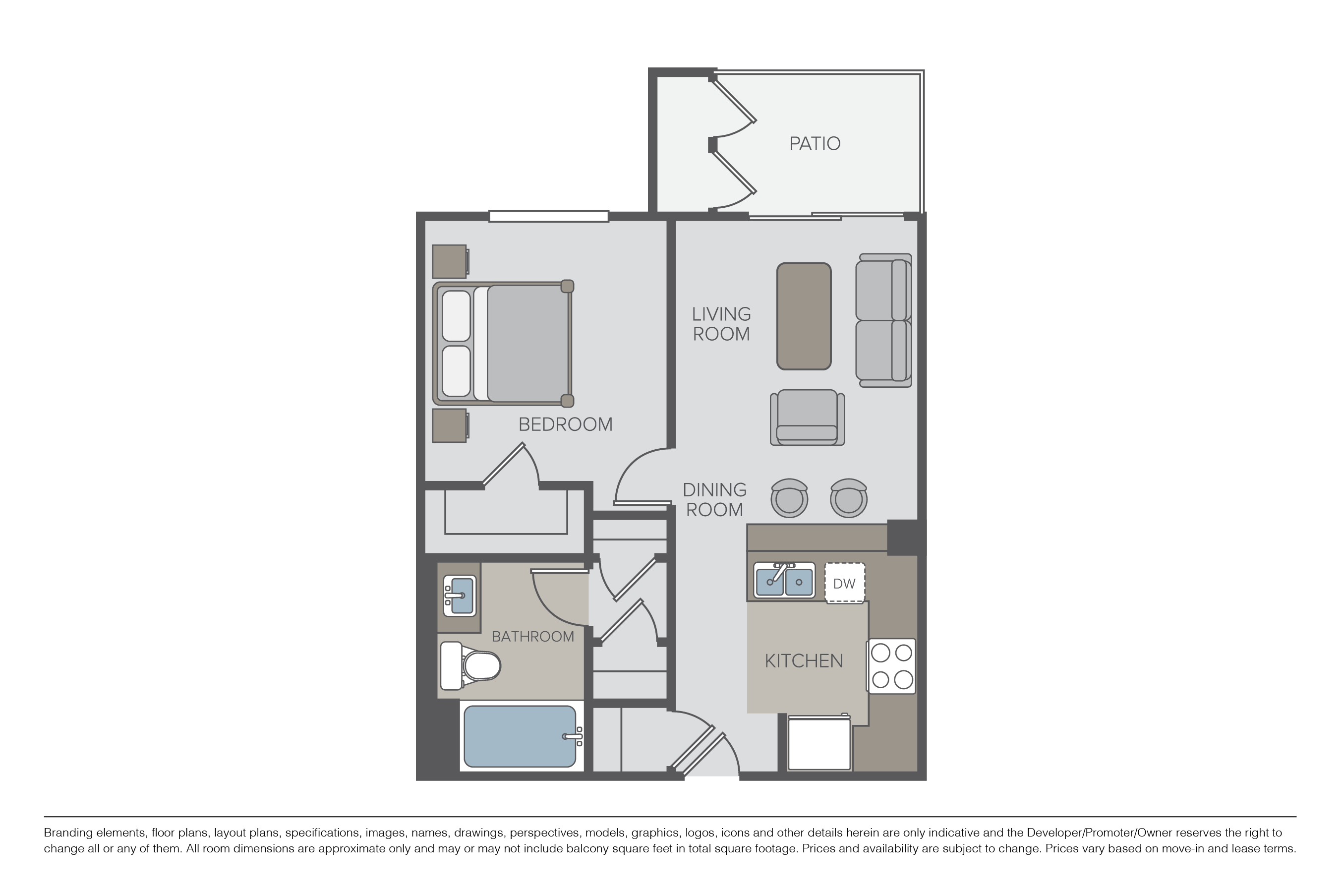 The Bellini floor plan image