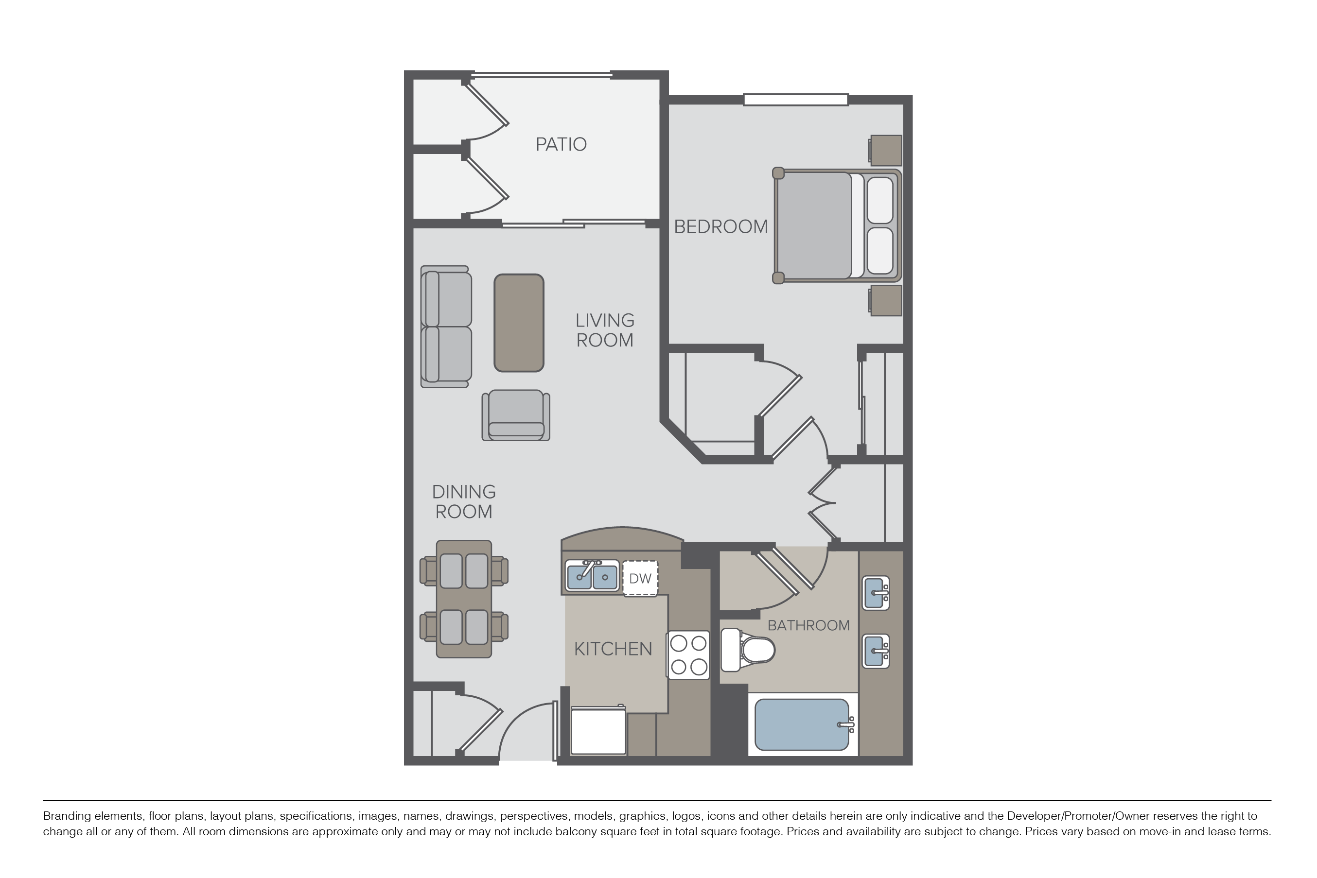 The Drake floor plan image