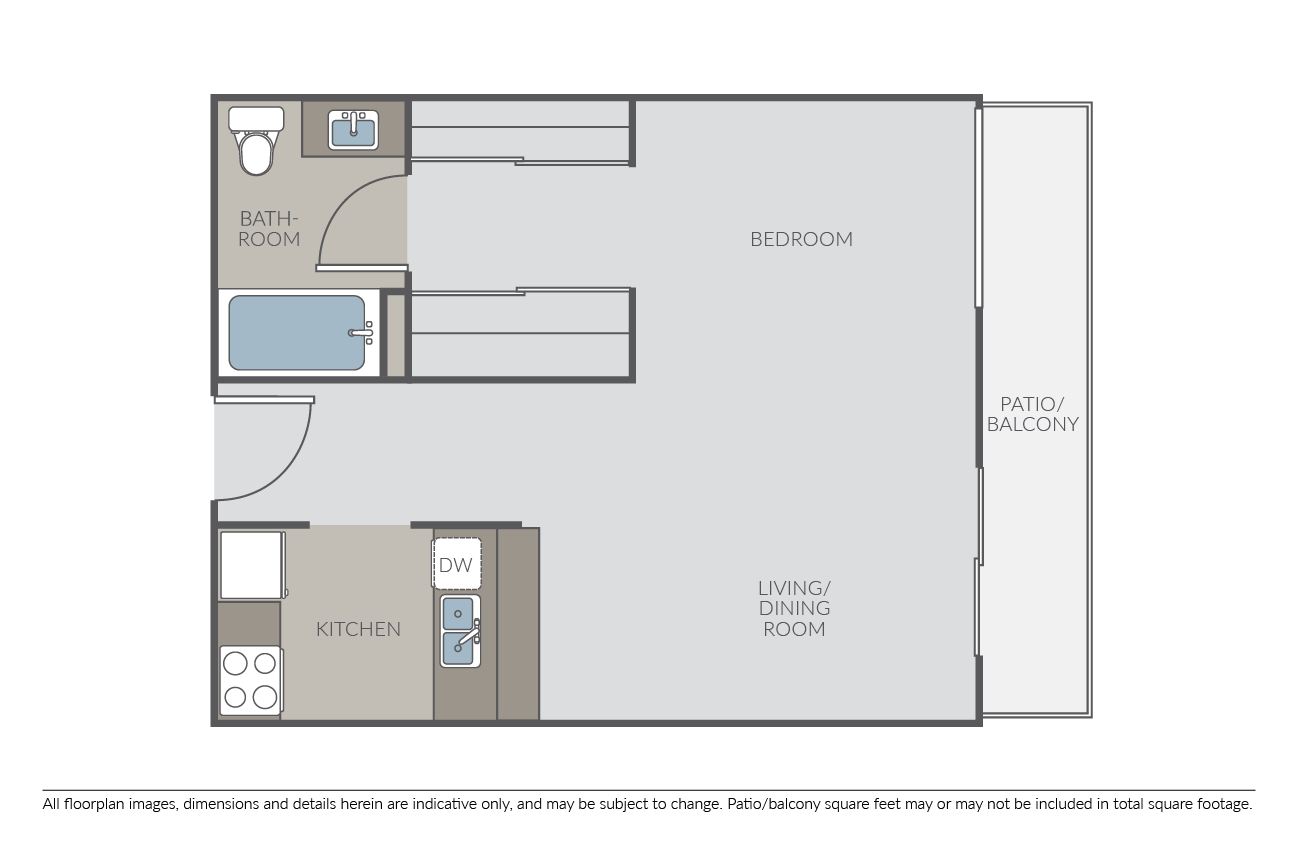 Studio floor plan image