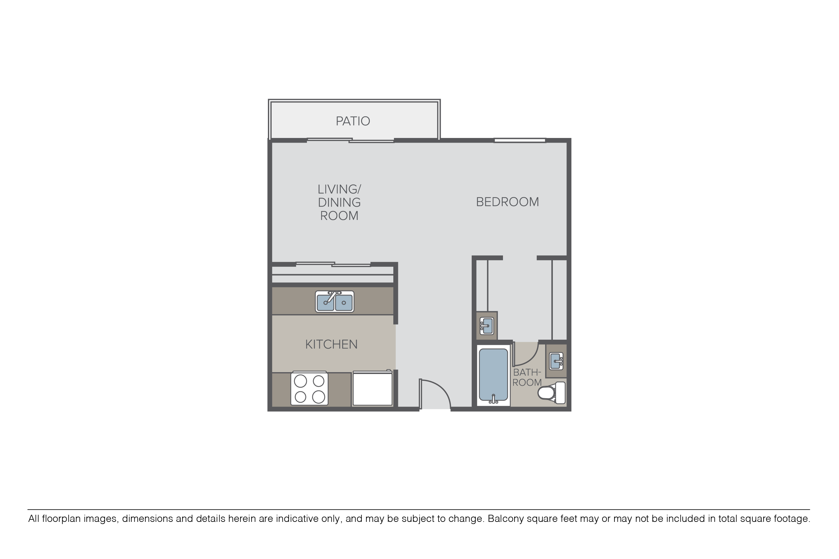 Studio floor plan image