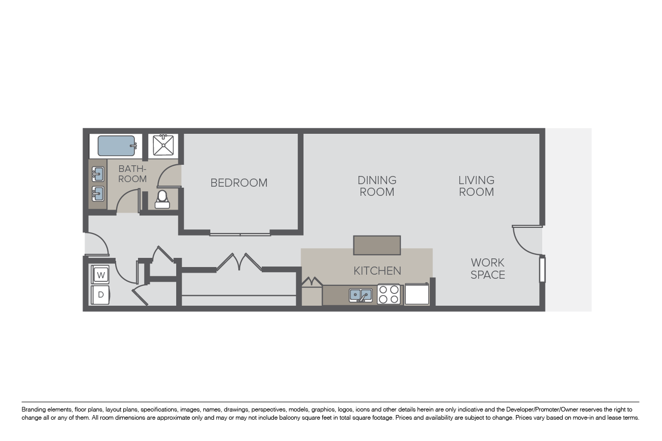 Plan SF Live/Work floor plan
