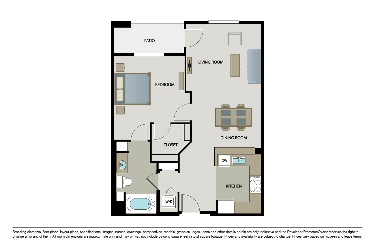 The Larkin floor plan image