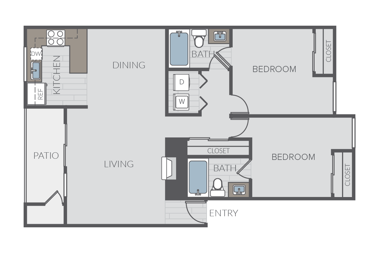 Plan 2E floor plan
