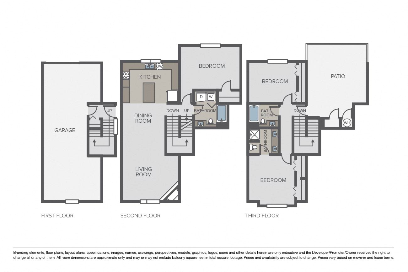 Violet Townhome floor plan