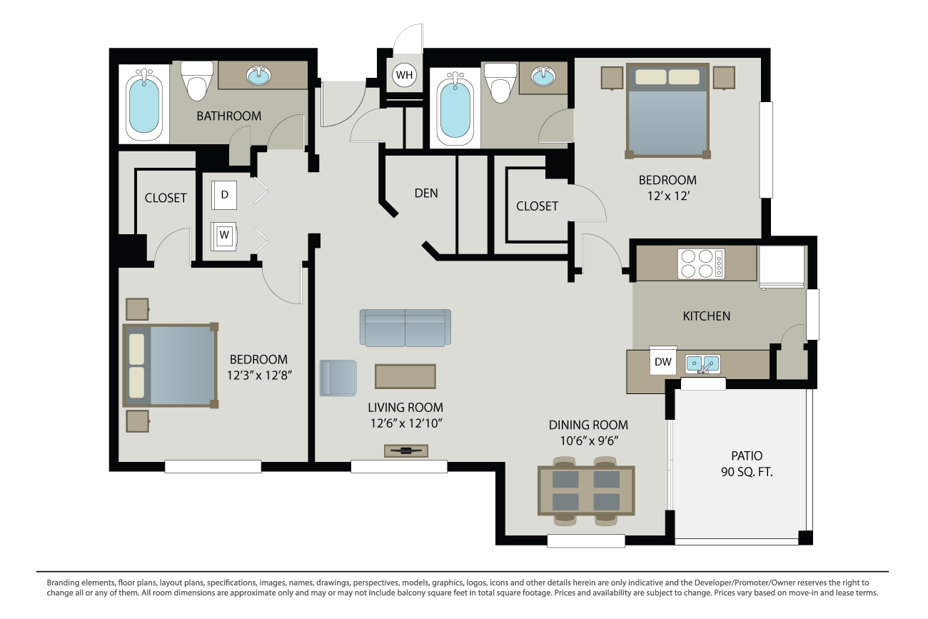 Plan 2E floor plan