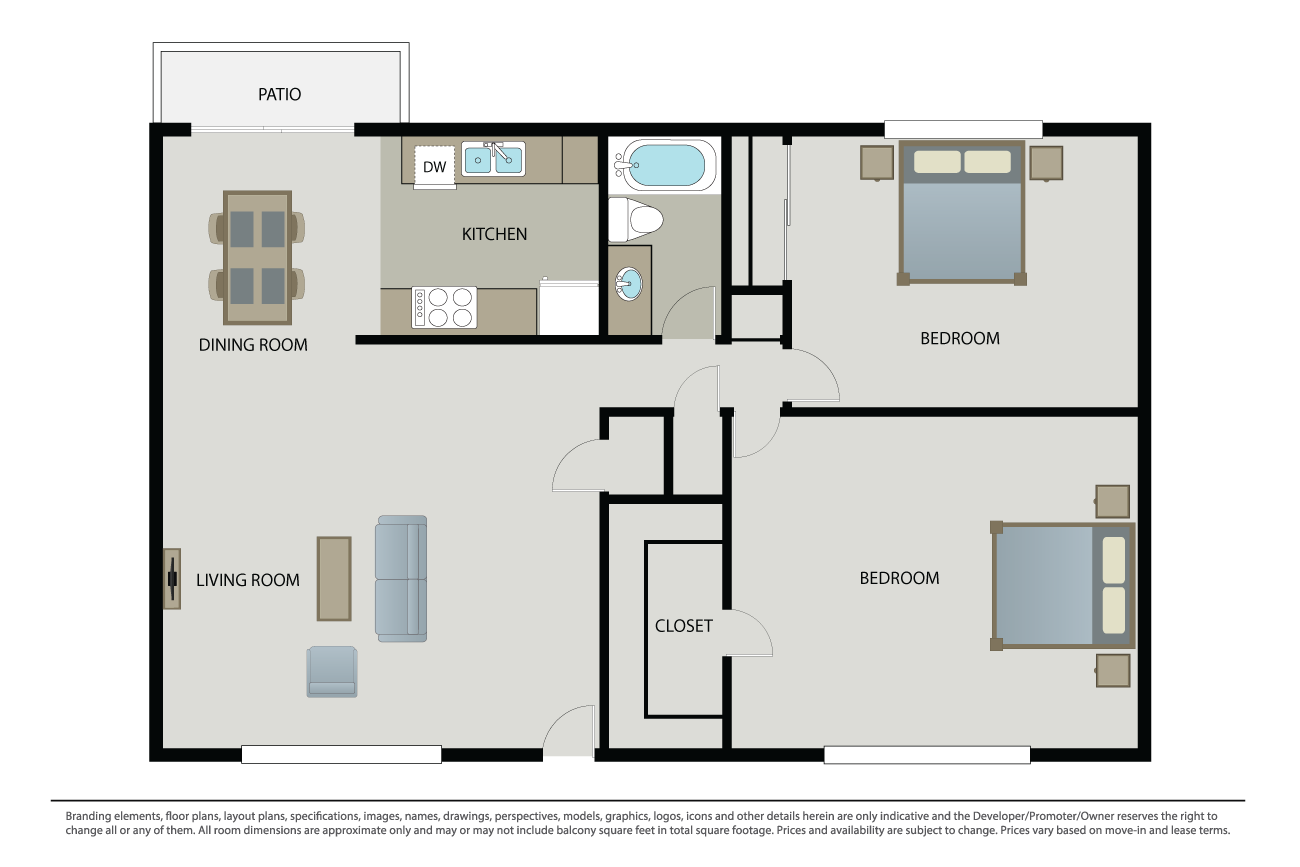 Plan 2C floor plan