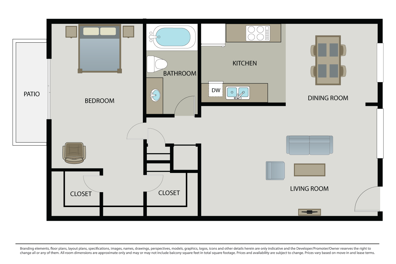 Plan 1B floor plan