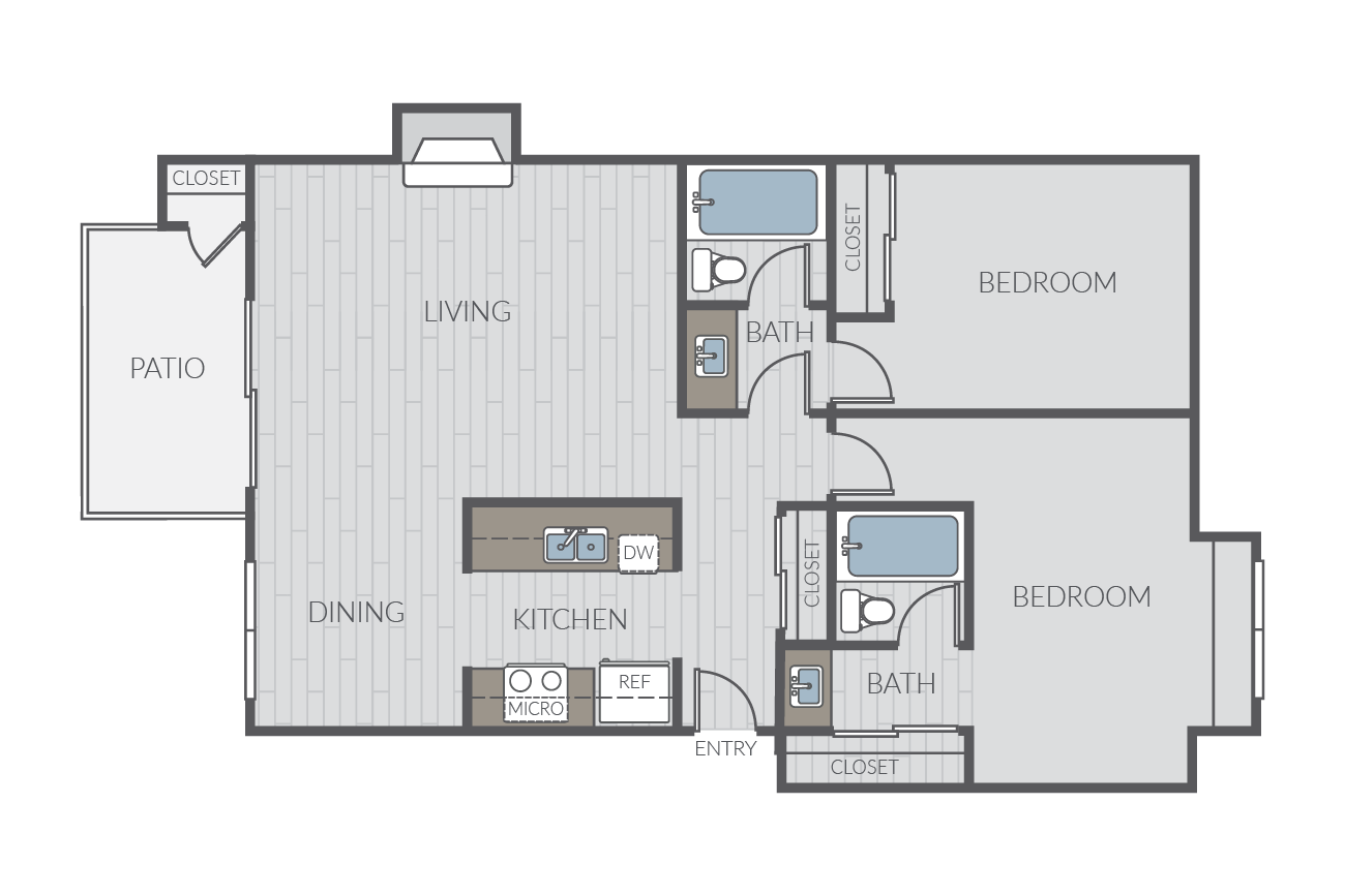 Plan 2C floor plan