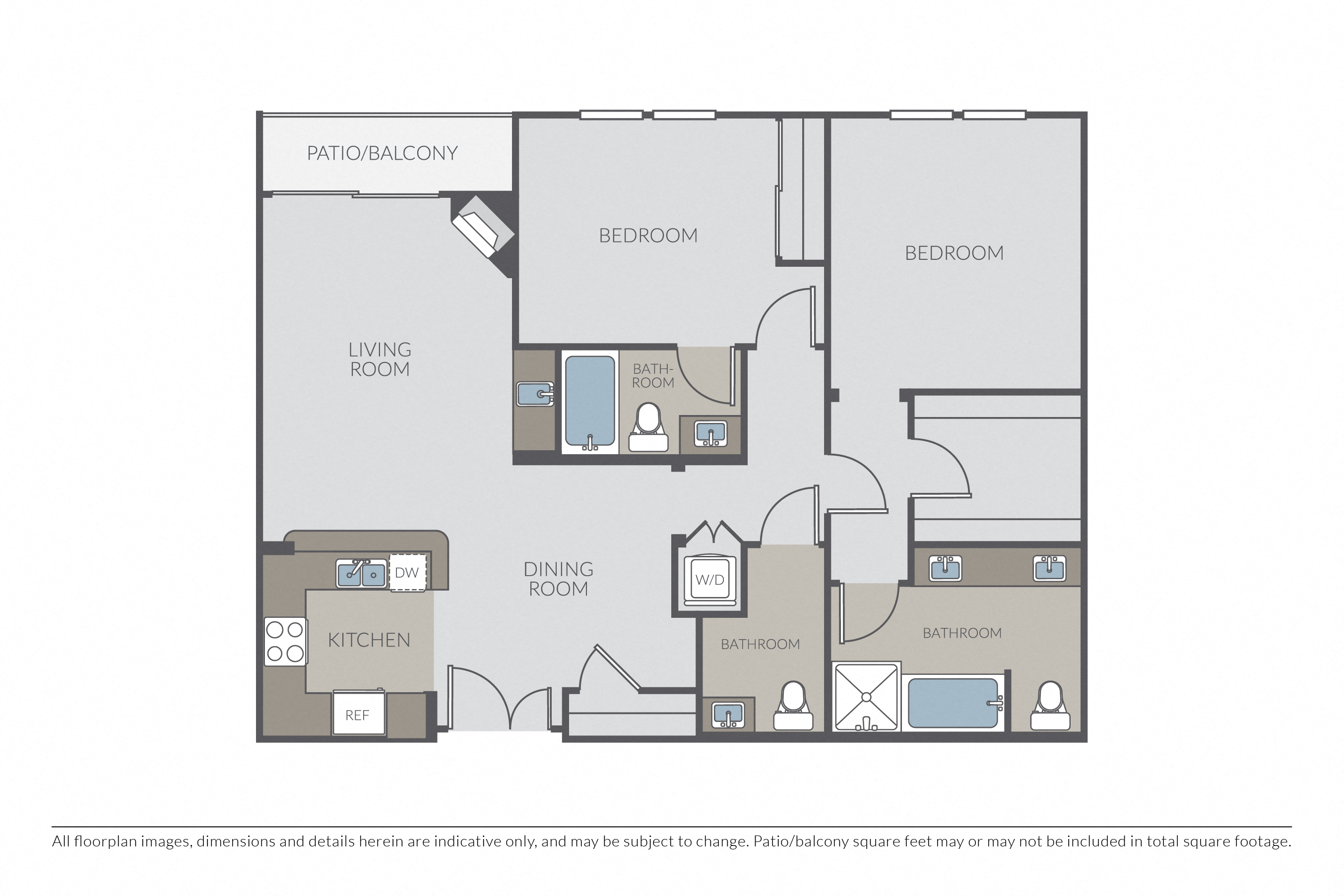 Plan 2E floor plan