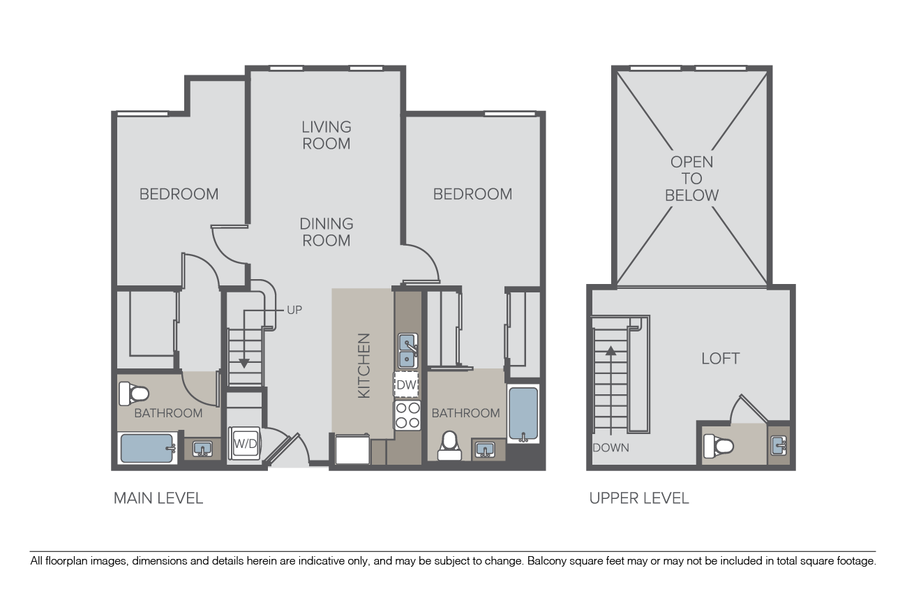 Alameda Loft floor plan