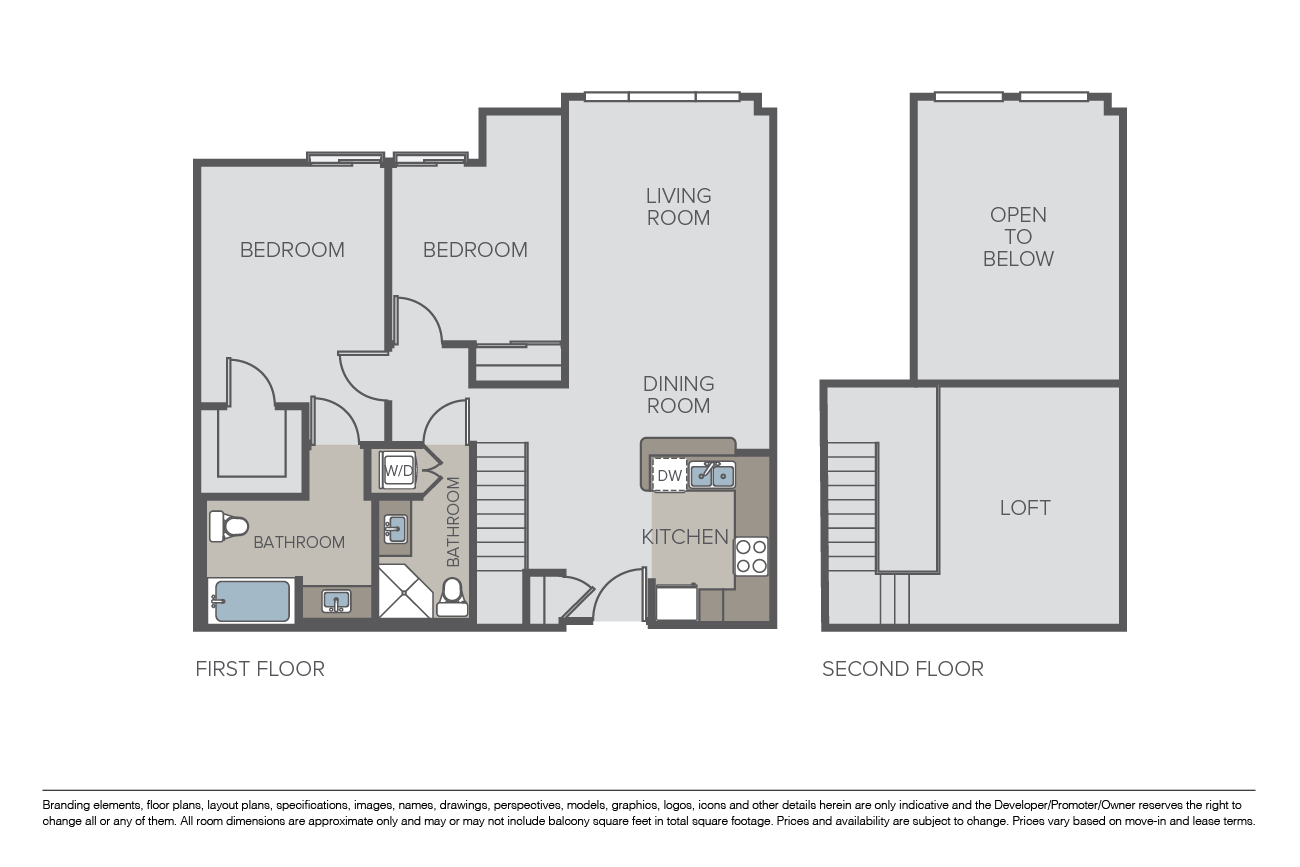 Miramar Loft floor plan