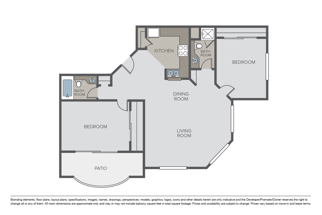 Plan 2B floor plan