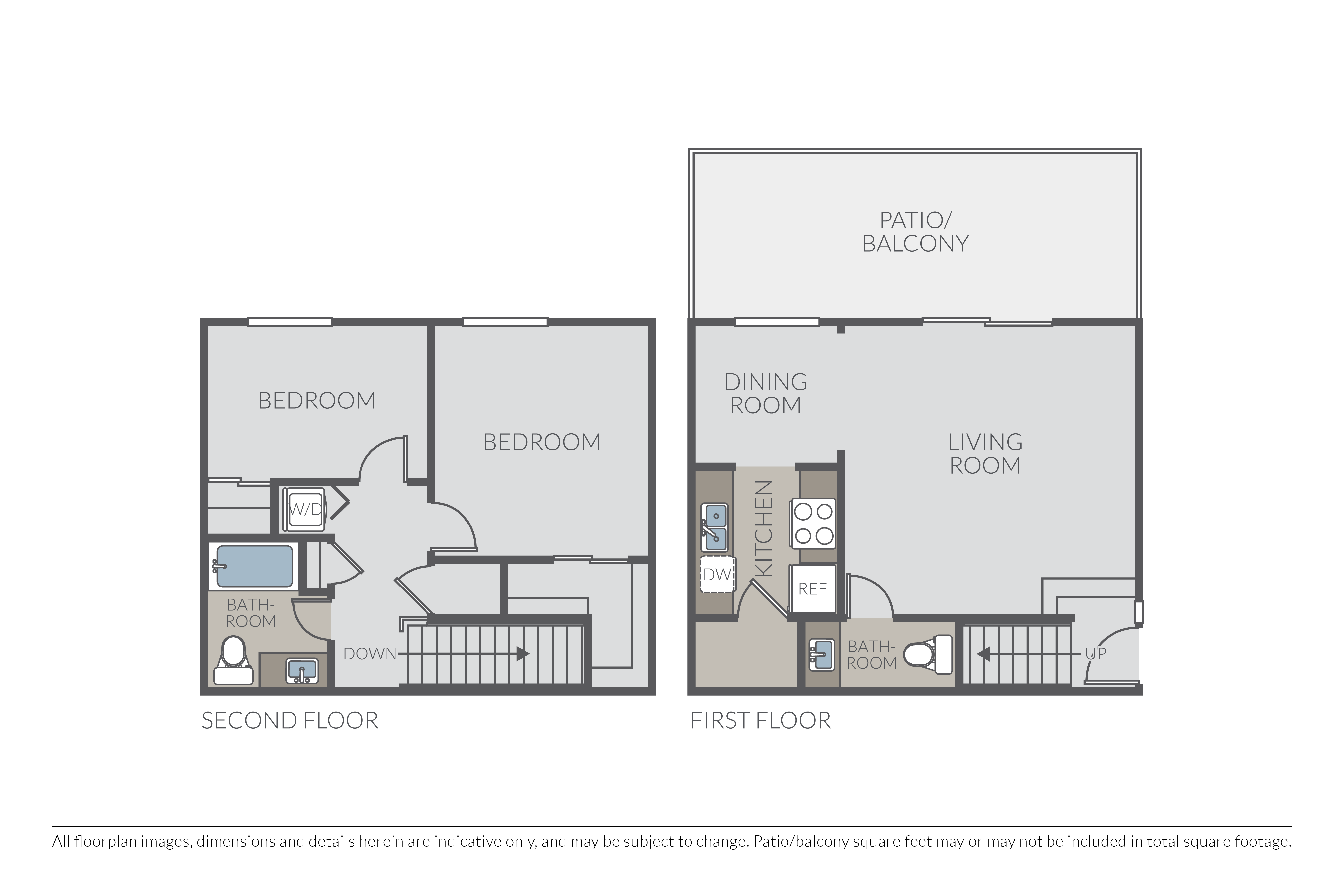 Calabazas Townhome floor plan