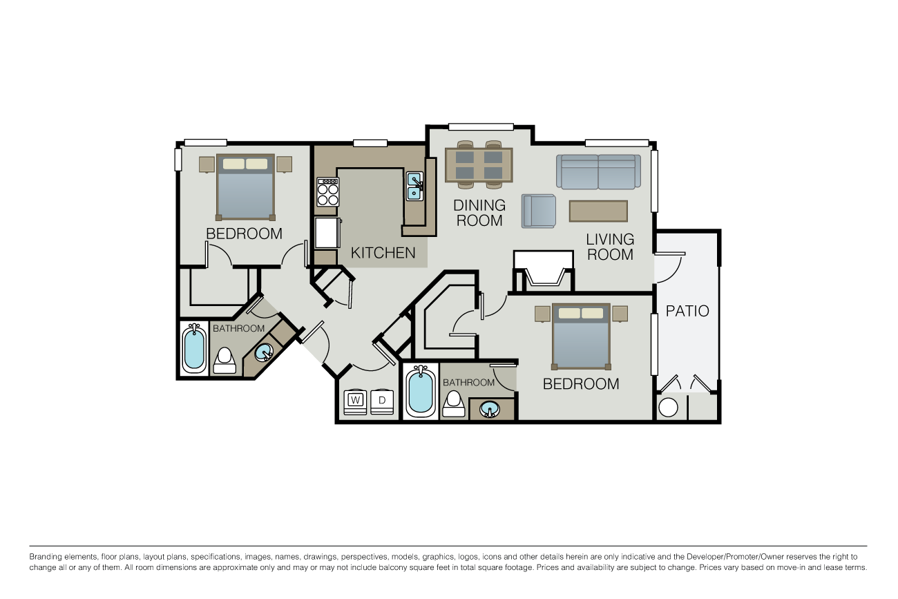 The Manhattan floor plan