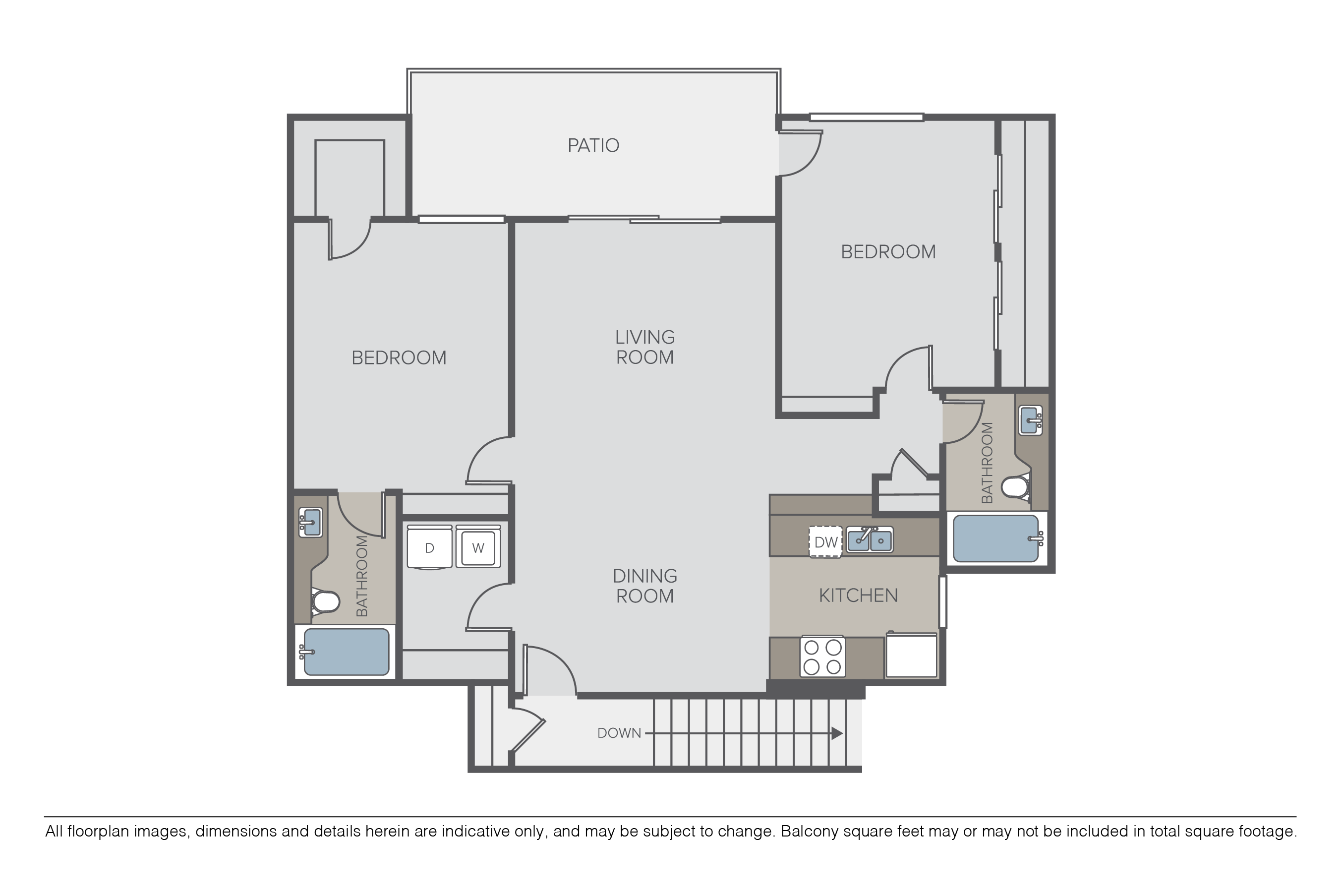 Plan 2B floor plan