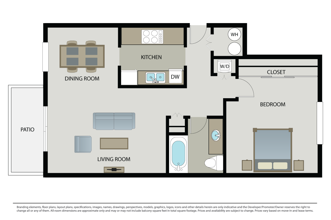 Plan 1B floor plan