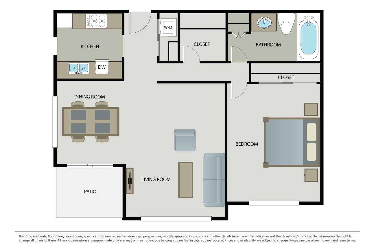 Plan 1C floor plan