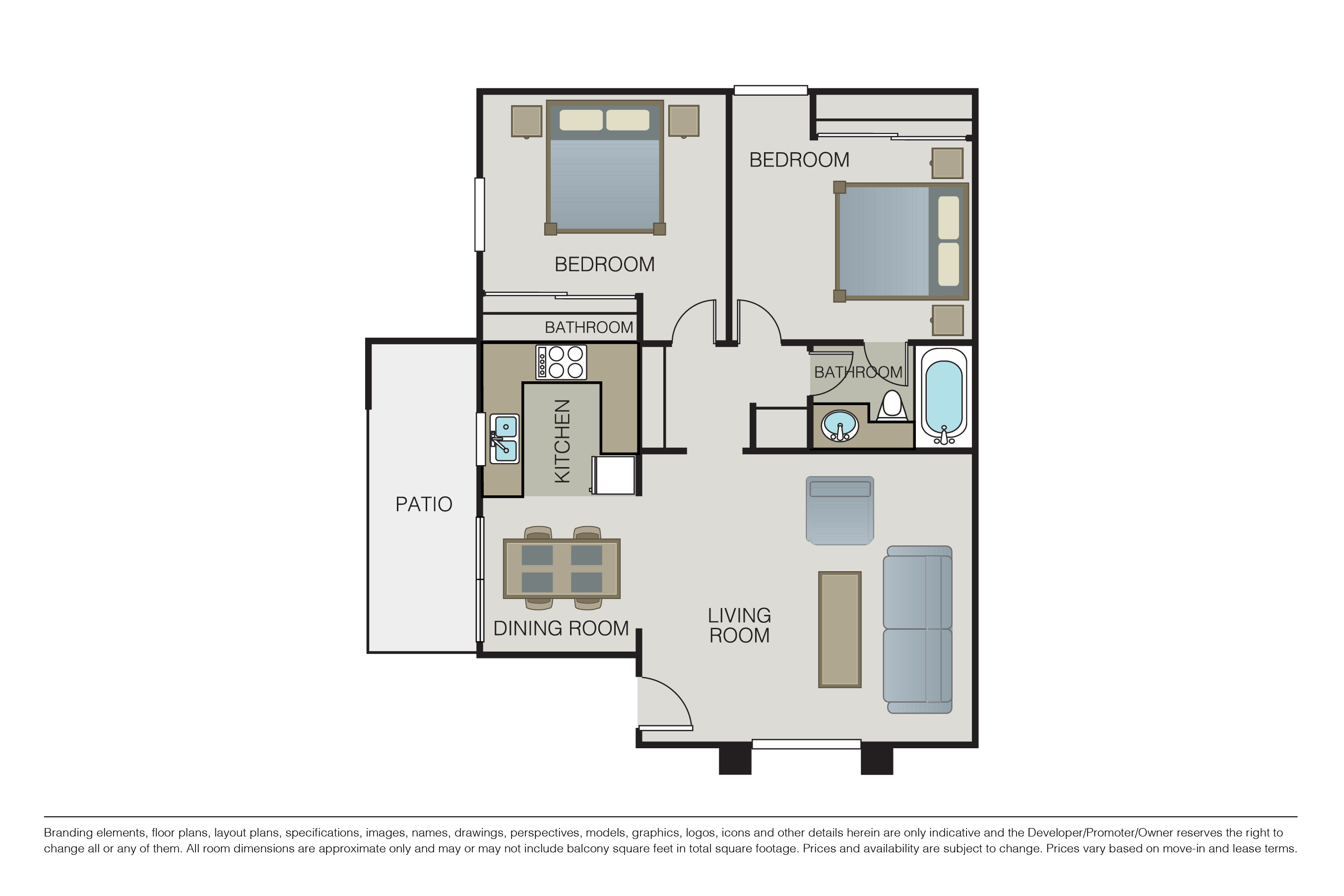 Plan 2B floor plan