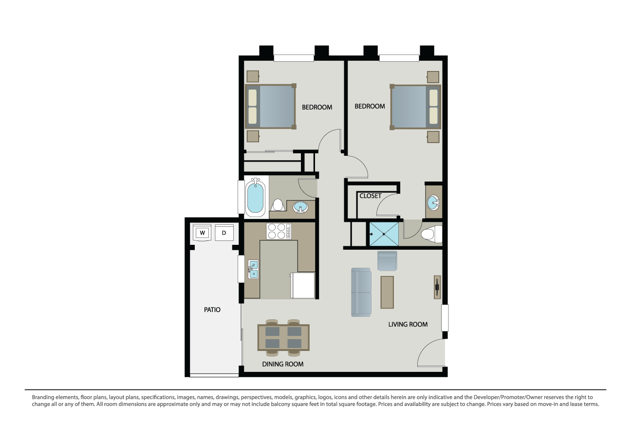 Plan 2E floor plan