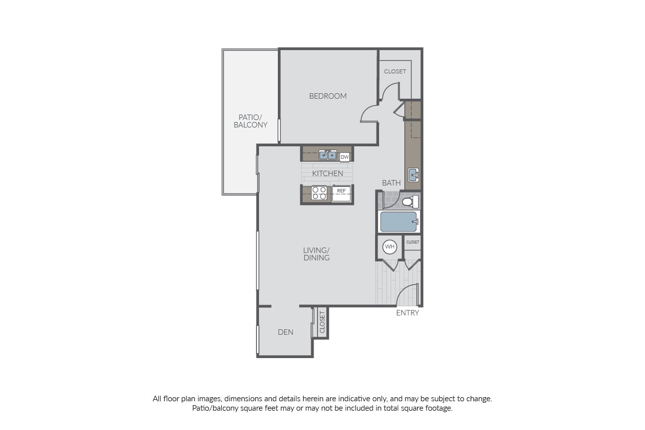 The Miramar + Den floor plan