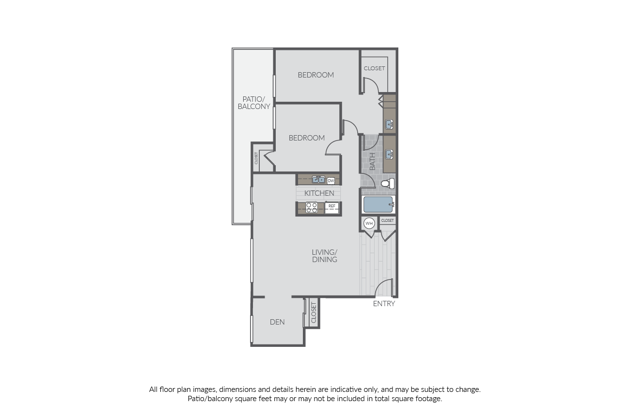 The Monterey + Den floor plan