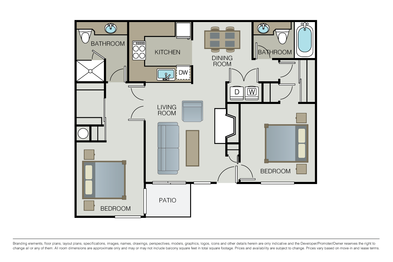 Plan 2B floor plan