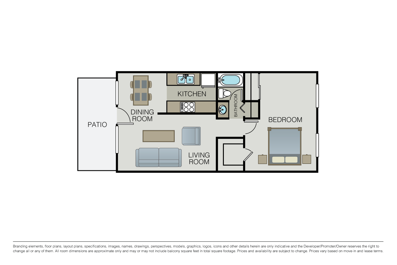 Plan 1E floor plan