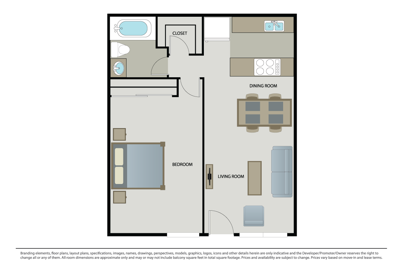 Plan 1C floor plan
