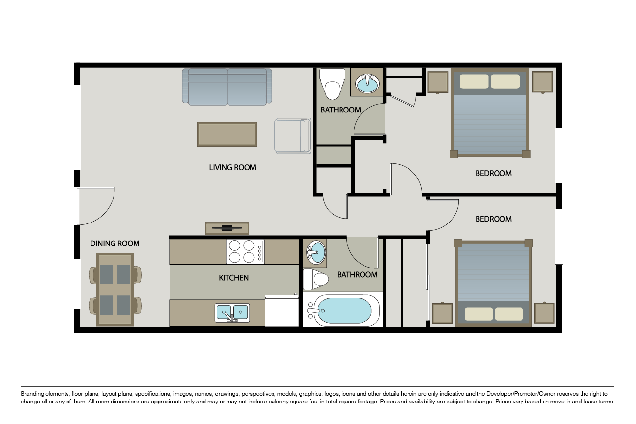 Plan 2B floor plan