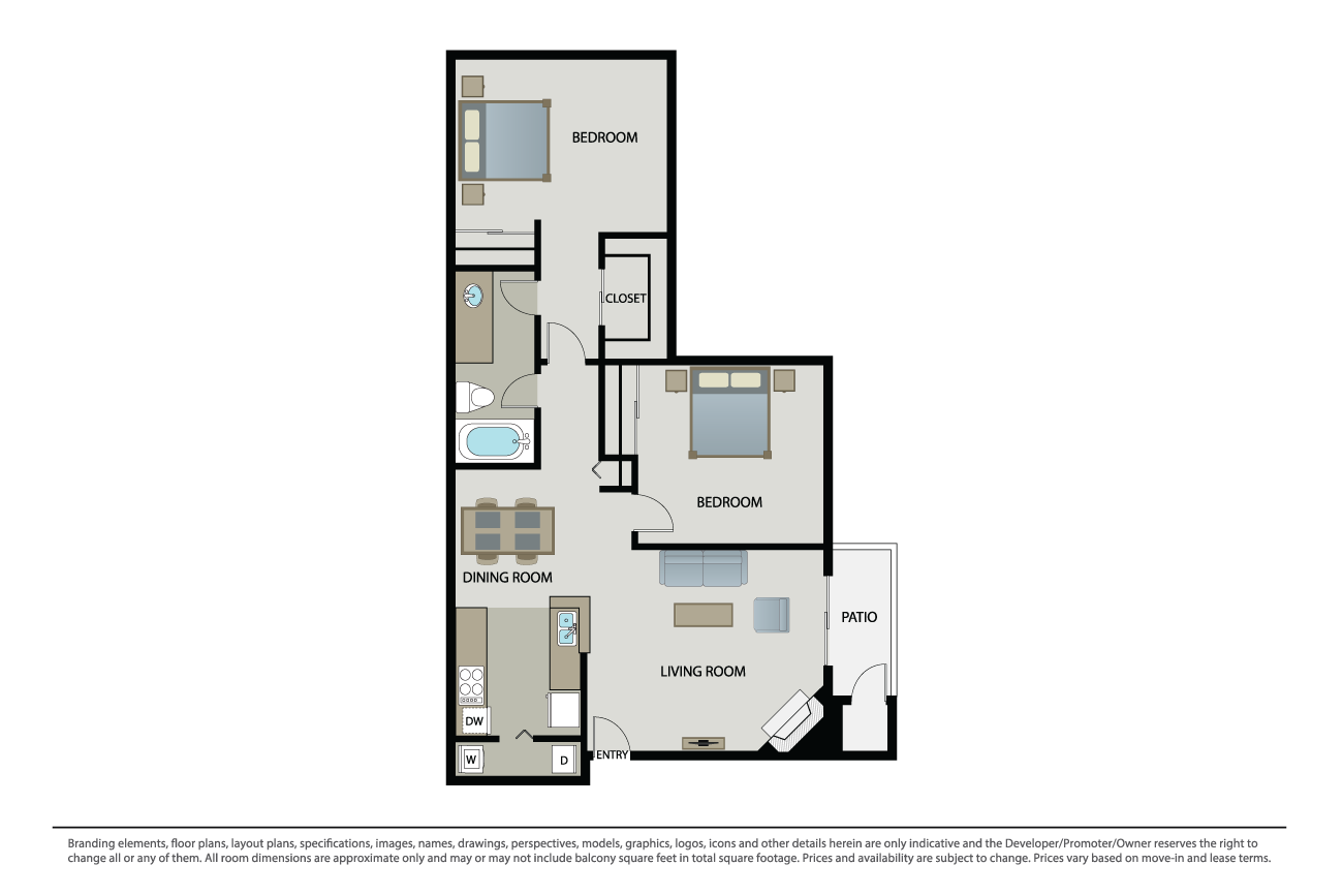 Plan 2B floor plan