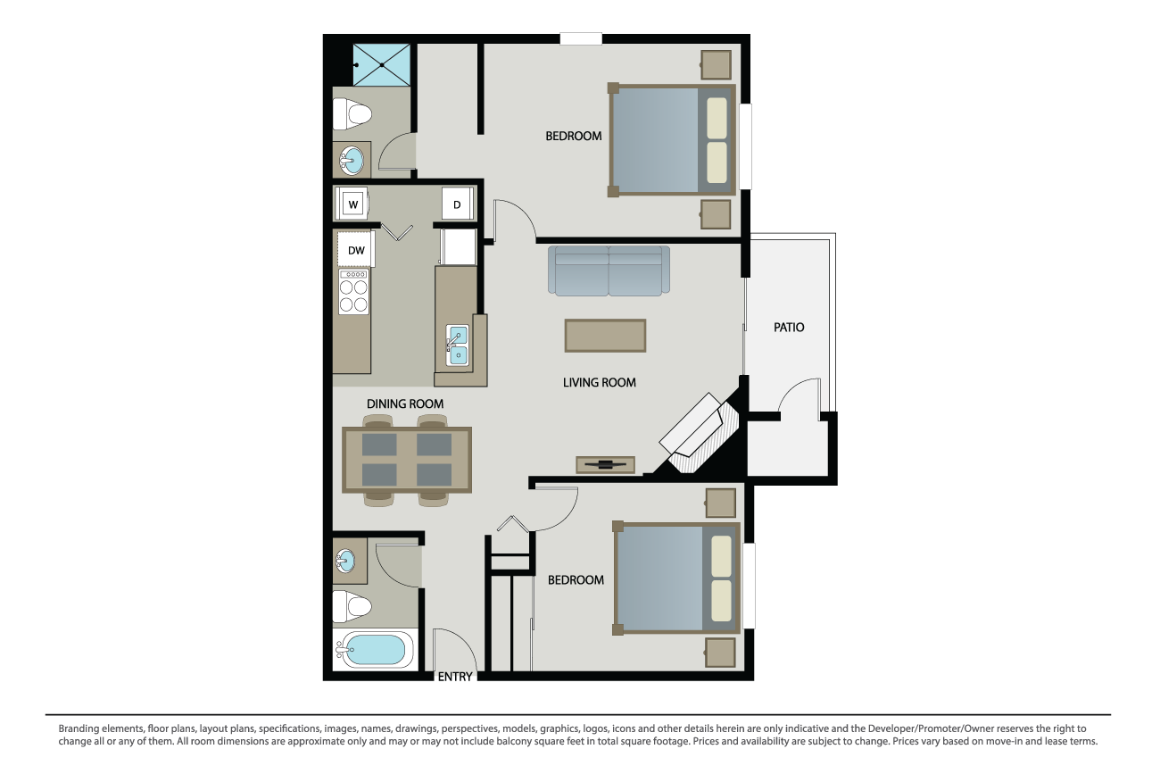 Plan 2E floor plan