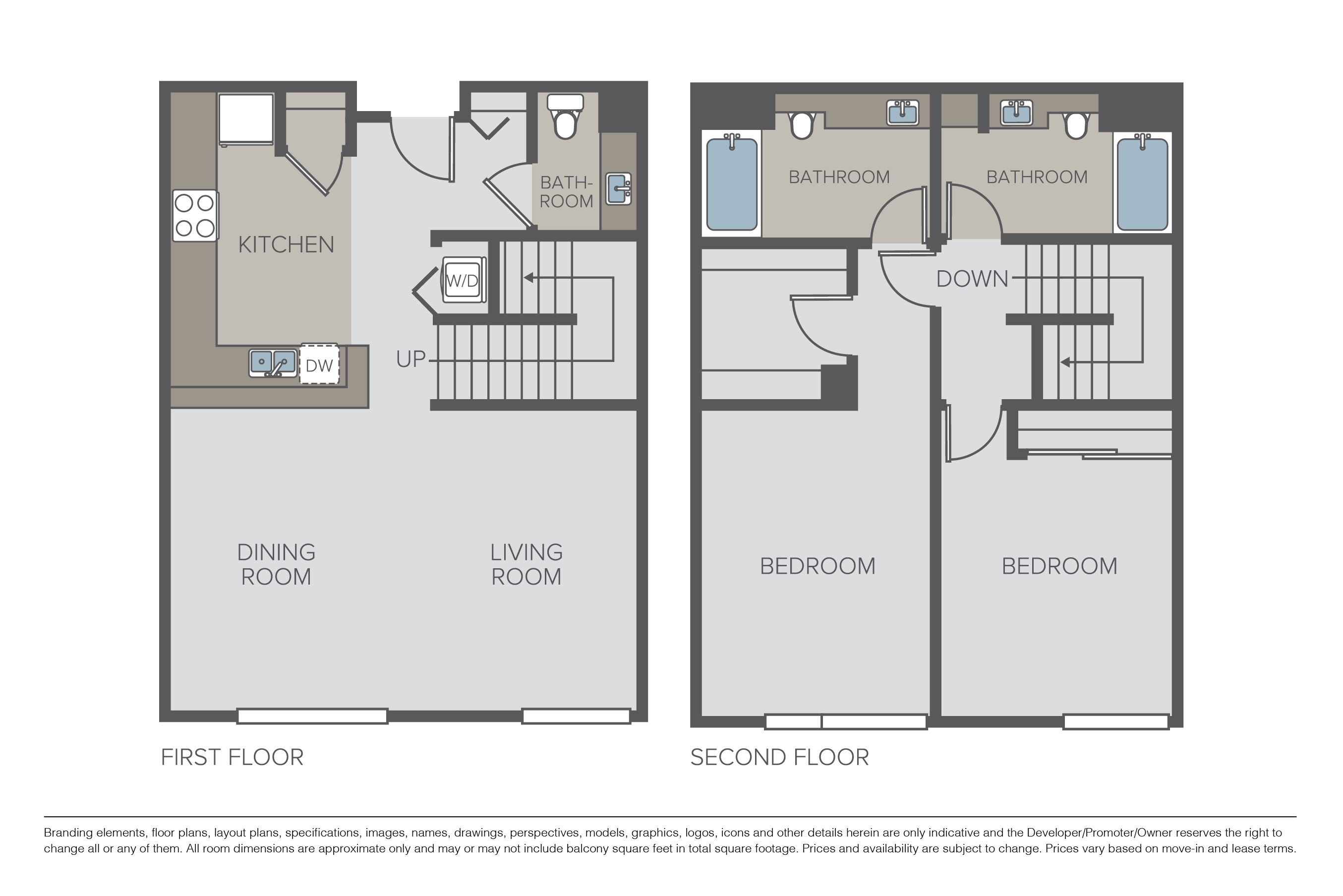 Plan 2G Townhome floor plan