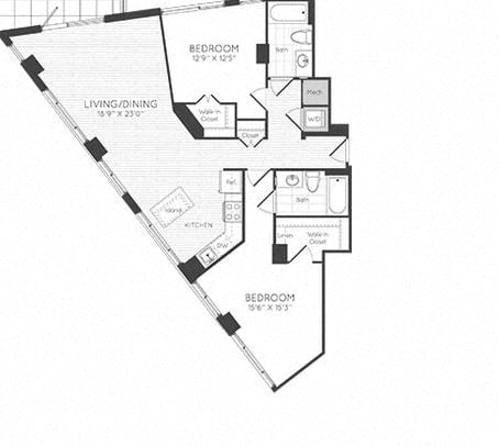 Apartment 1505 floorplan