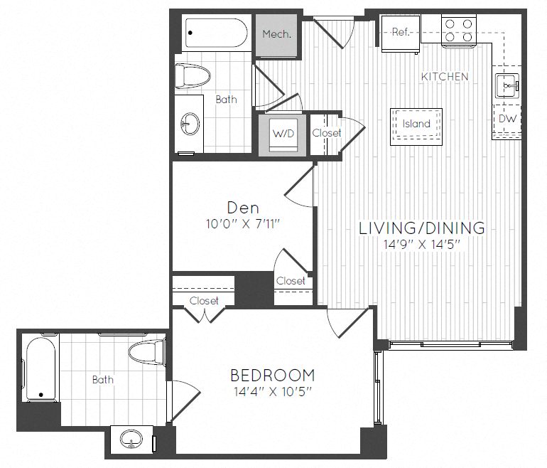 Apartment 0626 floorplan