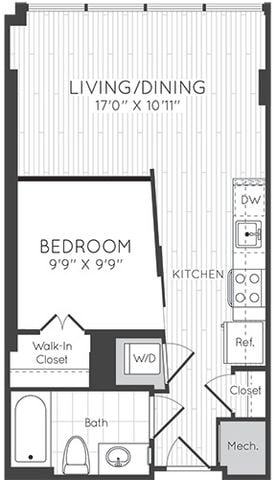 Apartment 0808 floorplan