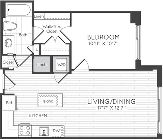 Apartment 0927 floorplan