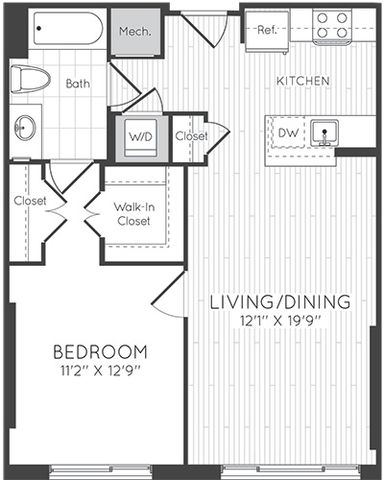 Apartment 0424 floorplan