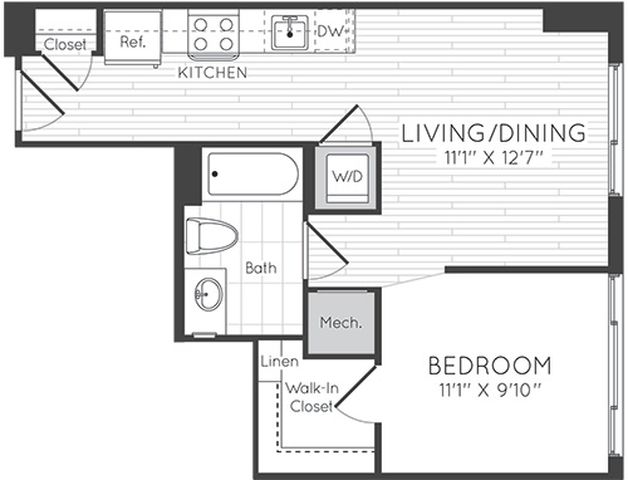 Apartment 0828 floorplan